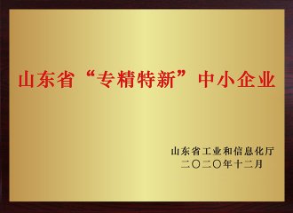山东省“专精特新”中幼企业